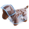 587632798 Pet Supplies Dog Raincoat Teddy Small And Medium-Sized Dogs New Transparent Plastic Fashion Poncho Pet Raincoat