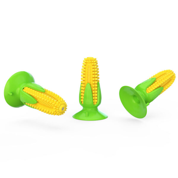 New Sucker Corn Sound Dog Toy Molar Stick Chewing Glue Dog Toothbrush Pet Supplies