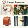 7a6eb6fb-9a1a-4a29-bd5b-c8648f18811f.jpg Pet Bells For Collars, 6pcs Dog Bells Cat Bells Multi Color Dog Collar Charms Pet Pendant Accessories With Clasps