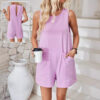 7ae0fcc1-0adb-44ba-b17e-9c089333fe7b-1.jpg Women Sleeveless Shorts Jumpsuit With Pockets Fashion Beach Pants Summer Clothing