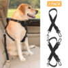 7d715900-d539-42c0-a438-67324ba7473e.jpg 2Pcs Pet Dog Seat Belt Leash Adjustable Pet Dog Cat Safety Leads Harness