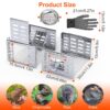 7f990fc9-9917-4f15-a74d-706d74465cd8.jpg 2Pcs Humane Rat Trap Catch And Release Live Mouse Cage Traps With Automatic Continuous Cycle Trapping For Chipmunk Rodent Mouse Small Animals