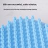 Dog Bath Brush,Pet Bath Comb Brush Soothing Massage Rubber Comb,Pet Bathing Brush