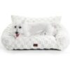 Made4Pets Medium Sage Green Plaid Pet Sofa Bed,Pickup Only