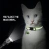 12 Pack Reflective Breakaway Cat Collars With Bells,Safety Buckle Kitten Collar, With Name Tag, Adjustable,Ideal For Girl Cats Male Cats