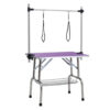 809b3169-603e-415e-9d3a-c987f2866976.jpg Dog Pet Grooming Table Stainless Steel Frame Rubber Pads