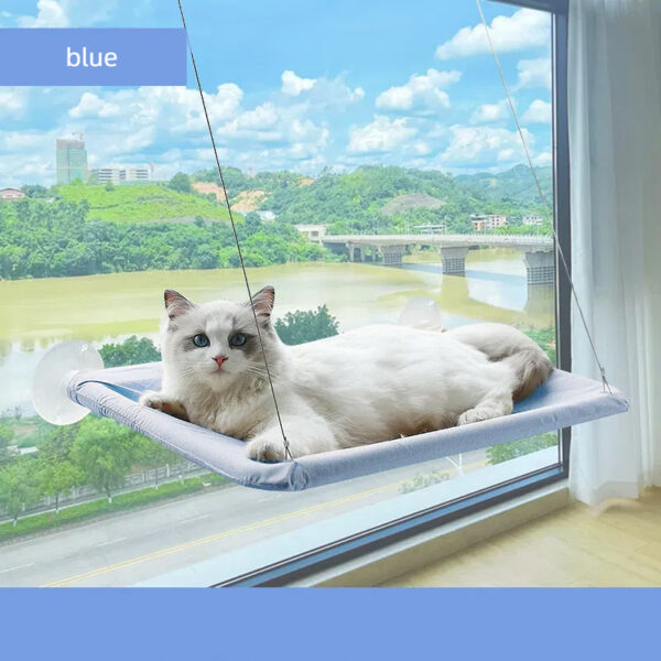 Upgrade cat hammock four season pet bed suction cup hanging cat bed folding window sill cat bed pet supplies