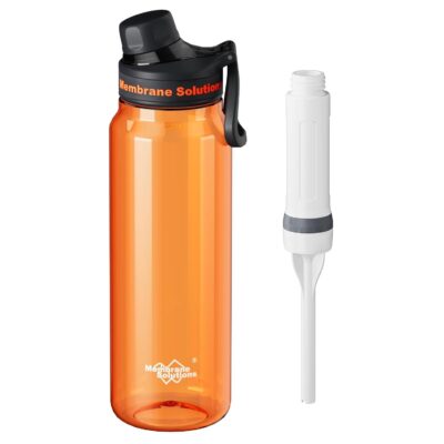 82bb19a0-ad5a-4871-802a-113476bc3cdf.jpg 1060mL Water Filter Bottle, 4Stage F Daily Hydration Travel, Orange Translucent