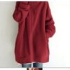 82e3c8b5-a87b-4b03-9125-fd9ed704a86c.jpg Oversized S-5XL Women Loose Hooded Coats Autumn Female Tie Collar Long Sleeve Zipper Up Add Velvet Long Sweatshirt