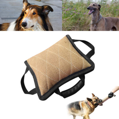 587634404 Pet Supplies Bite Pillow Training Tear Bite Training Dog Supplies Dog Supplies Bite Resistant Training Fine Linen Biting Bag Dog Toys