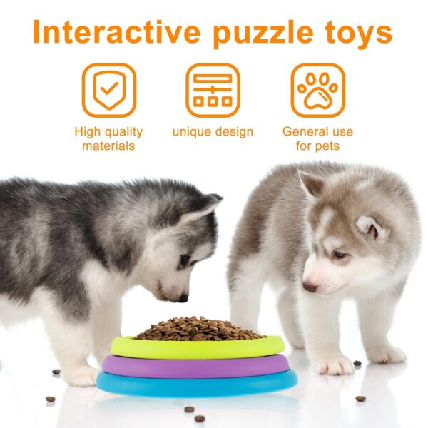 83ca929c-e40d-4c94-872f-1084aaf513d2.jpg Pet Slow Food Bowl Anti Choking Cat Bowl,3in1 Interactive Dog Feeder Puzzle, Lick Mat & Slow Feeder BowlMental Stimulation Toy For Medium & Large Dogs