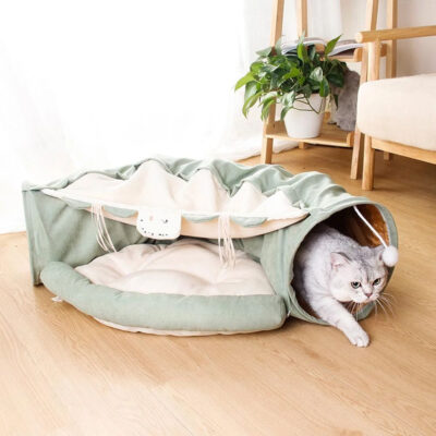 587632738 Foldable Cat Tunnel Cat Channel Cat Litter Cat Bed Cat Villa Detachable Pet Litter Pet Supplies