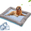 847ae09f-c677-4e67-84cf-ecfc9e2434d0.jpg Pet Cooling Pad Bed For Dogs Cats Puppy Kitten Cool Mat Pet Blanket Ice Silk Material Soft For Summer Sleeping Blue Breathable
