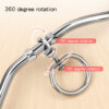 587639495 Outdoor Pet Supplies Dog Stake Chrome Plated Spiral Ground Anchor Dog Tether Factory Direct Stock