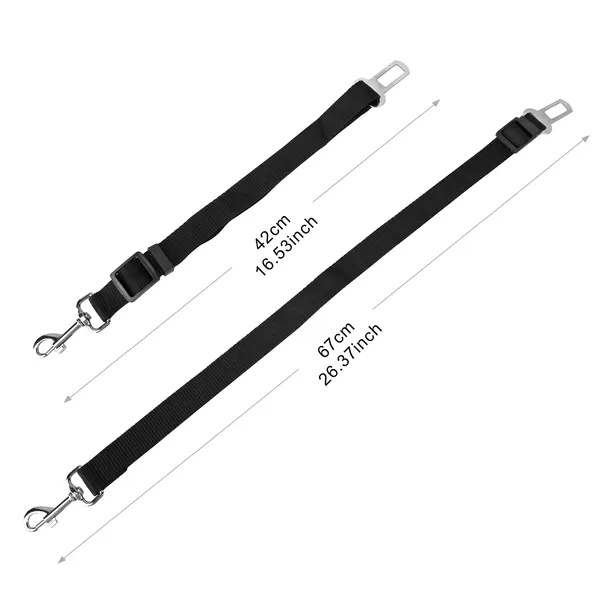 84dda027-075a-417c-9c9e-dca672f8a90b.jpg 2Pcs Pet Dog Seat Belt Leash Adjustable Pet Dog Cat Safety Leads Harness
