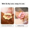 Dog Bath Brush,Pet Bath Comb Brush Soothing Massage Rubber Comb,Pet Bathing Brush