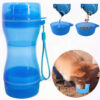 587814639 Pet Water Cup Outdoor Travel Portable Water Bottle Water Food Cup Dual-Use Cup Drinking Bottle Cats And Dogs Drinking Supplies