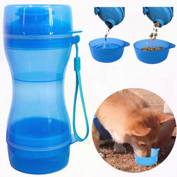 587814639 Pet Water Cup Outdoor Travel Portable Water Bottle Water Food Cup Dual-Use Cup Drinking Bottle Cats And Dogs Drinking Supplies