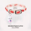 587814177 Pet Collars Cat and Dog Luminous Bell Collars Adjustable Rubber Luminous Dog Walking Supplies