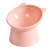 Cat Pet Supplies High Cat Bowl Dog Bowl To Protect The Cervical Spine Cat Feeding Bowl Slant Mouth Drinking Pet Bowl