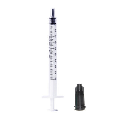 25pcs Luer Slip Tip 1ml Syringes With Caps Are Great For Pet Feeding, Glue, Hobby Crafts, Measurement, And Liquid Refill, But Not For Professional Medical Use