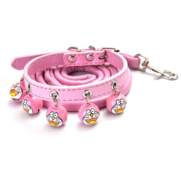 587638630 Pet Supplies Cartoon Bells Cat and Dog Collars Cat Collars Teddy Bells Dog Chain Leash Set