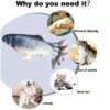 587689617 Cat USB Charger Toy Fish Interactive Electric floppy Fish Cat toy Realistic Pet Cats Chew Bite Toys Pet Supplies Cats dog toy