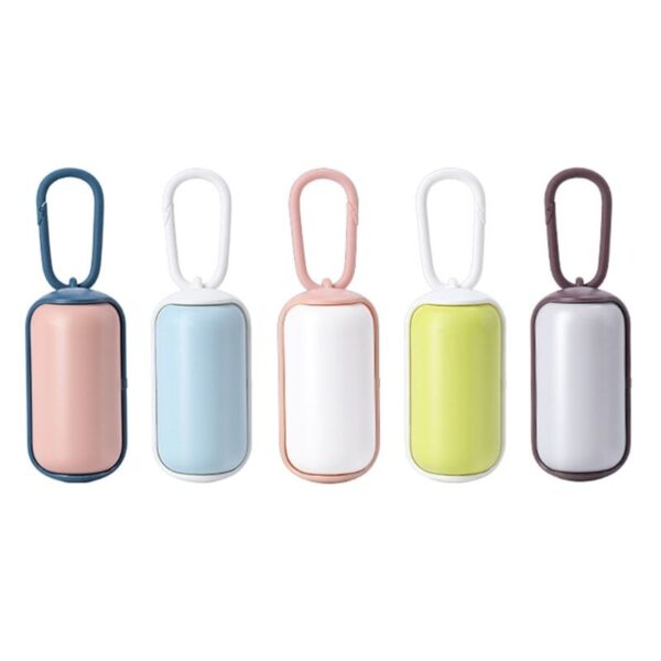 587639346 Dog Waste Poop Bag Dispenser Multipurpose Carrier Holder with 15 Garbage Bags Pet Supplies Outdoor