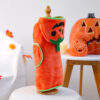 Halloween Pet Bath Towel Dog Cat Pumpkin Costume Robe Pet Supplies for Small Dogs