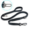 2.5*135CM New Pet Supplies Factory Elastic Dog Leash with Reflective Car Safety Belt for Dogs