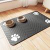 8a9533e8-b892-44e0-a25f-3e9bafeb88b0.jpg Pet Feeding Mat Absorbent Pet Placemat For Food And Water Bowl With Waterproof Rubber Backing Quick Dry Water Dispenser Mat For Dog And Cat