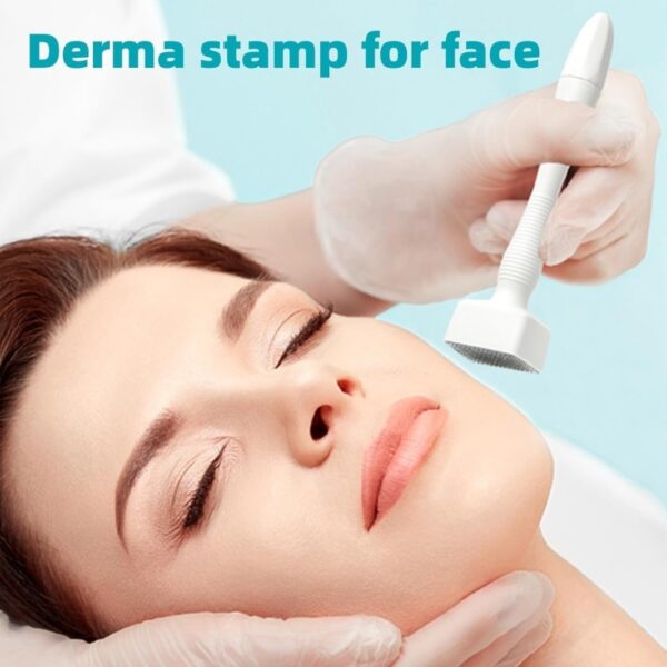8acdeb99-f400-4b9a-9227-d24f69f23a80.jpg Microneedles Derma Roller - Microneedling Stamp 0.25 Mm, Micro Needle Skin Care Tool For Men And Women Home Use