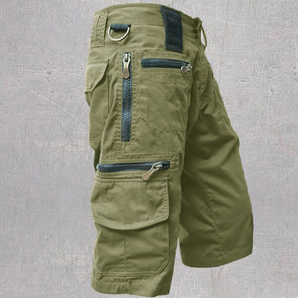 8b60e78f-39b9-4a1d-9411-d17869415c85.jpg Loose Straight Summer Plus Size Trend Casual Multi-bag Pure Cotton Workwear Shorts Men