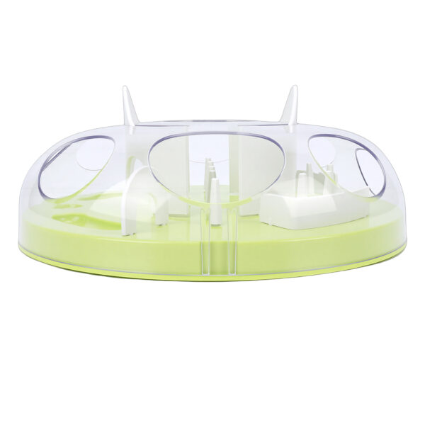 8d8bdcab-c407-4252-8ae5-2afacdd90522.jpg Interactive Cat Puzzle Feeder Funny Cat Puzzle Food Dispenser Enrichment Toy For Pets Play And Exercise Green