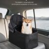 8d9191de-5f62-4aa1-a73e-838b7de276e7.jpg Pet Stroller Foldable 4 Wheels Dog Stroller Detachable Carrier Up To 35lbs