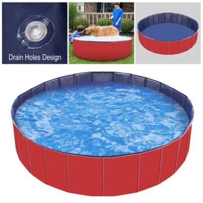 8e084baa-e5cd-4172-9fa9-43d1b963b210.jpg Foldable Pet Swimming Pool PVC Kiddie Baby Dog Swim Pool Bathing Tub Playmat Kids Pools
