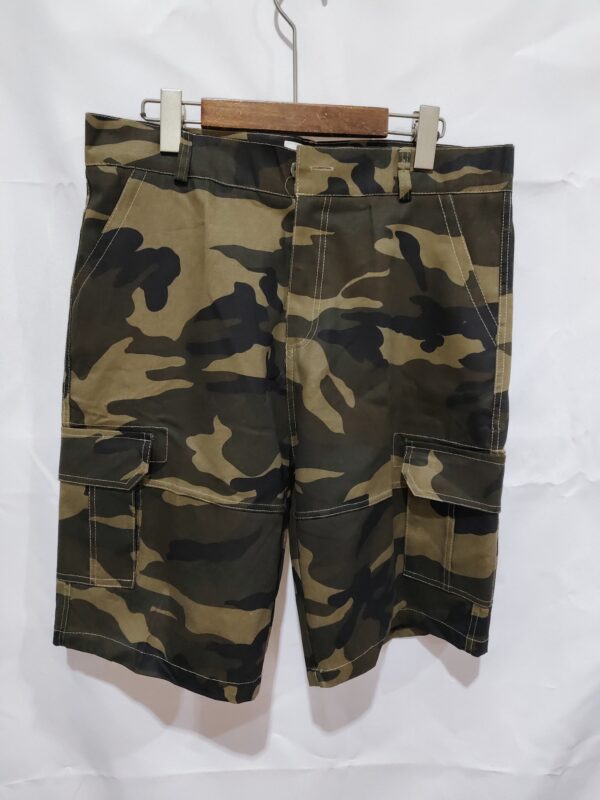 Summer Loose Five Points Casual Camouflage Workwear Shorts Men