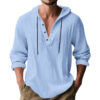 90475f2d-2a14-4a17-aeaf-49c9036b3aaa.jpg Hooded Casual Loose-fitting T-shirt Sweater For Men