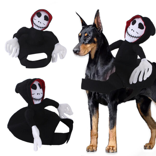 587632931 Pet Cowboy Horse Riding Transfiguration Pet Supplies Clothing Cospaly Halloween Dog Clothes