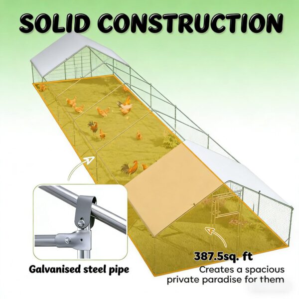 91149e70-2649-40aa-9519-6f31b45d6124.jpg Large Pet House,Chicken Coop,Outdoor Hen House,Duck House