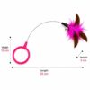 915587bd-a3b9-4af8-9768-40a679fb6955.jpg Wearable Cat Feather Collar Toy Interactive Neck-Worn Cat Teaser Automatic Exercise Toy Boosts Pet Activity Levels