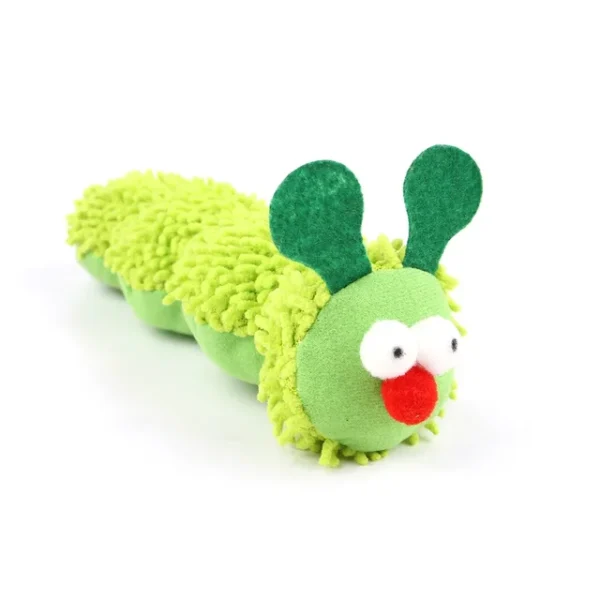 587689907 Cat Chew Toys Caterpillar Catnip Molar Toy Silvervine Cat Teaser Interaction Toy Clean Mouth Kitten Toy Pet Supplies Accessories