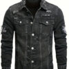 Form-fitting Denim Jacket For Men