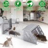 91e04ac5-00af-4673-a7fb-2c5ab0fd2365.jpg 1Pc Automatic Continuous Rat Trap Single Door Mouse Cage Humane Live Animal Trap Cage Indoor Outdoor For Small Rodents Mice Voles