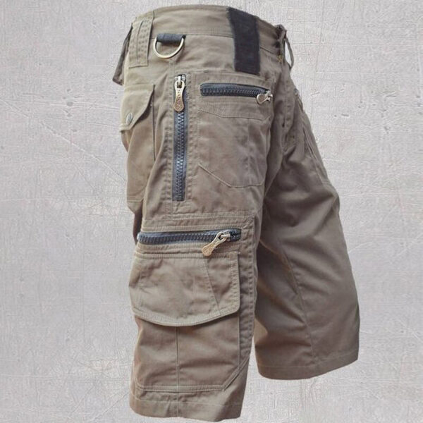 9204ea60-8514-4d8d-8a73-119c7720c3b4.jpg Loose Straight Summer Plus Size Trend Casual Multi-bag Pure Cotton Workwear Shorts Men