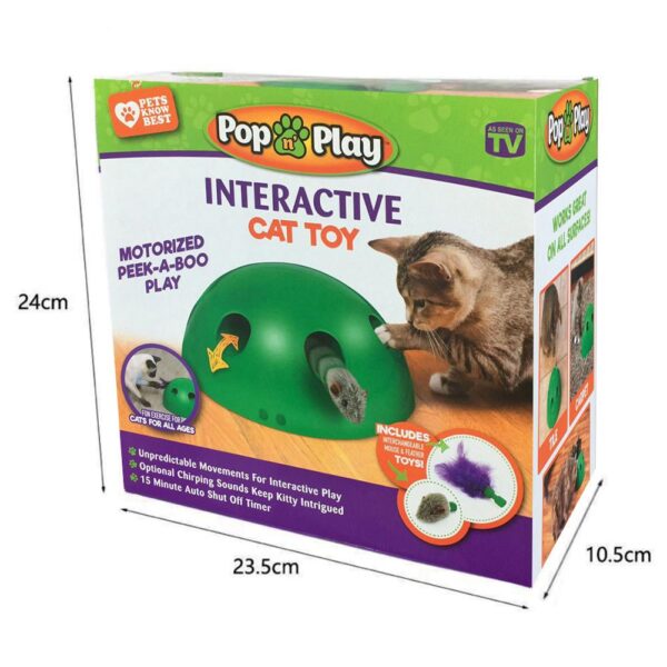 587689702 New Cat Toy Pop Play Pet Toy Ball POP N PLAY Cat Scratching Device Funny Traning Cat Toys For Cat Sharpen Claw Pet Supplies