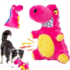 Plush voice toy interactive relief bite resistant teeth cleaning medium-sized dog border collie pet supplies