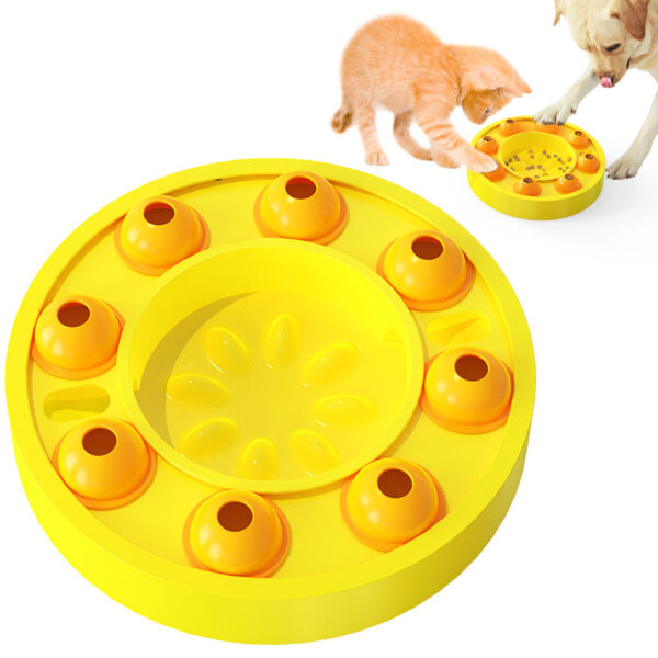 587638514 Pet Supplies Puzzle Diet Roulette Cat Puzzle Slow Leak Food Training Dog Toys