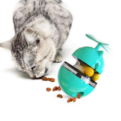 587814207 Cyclone Tumbler Leaking Food Ball Cat Toy Teasing Cat Stick To Relieve Boredom Self-Healing Pet Supplies