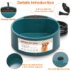 94797355-63f6-421d-91a5-494318ba2b11.jpg 1Pc Heated Water Bowl For Dog Cat 74.4OZ Heating Water Dish IP67 Waterproof Thermal Water Bowl Heated Pet Bowl Dog Cat Water Feeder Bowl For Dog Cat Rabbit Pet